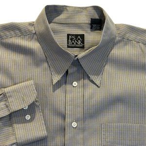 Jos. A. Bank Plaid Casual Long Sleeve Shirt XL